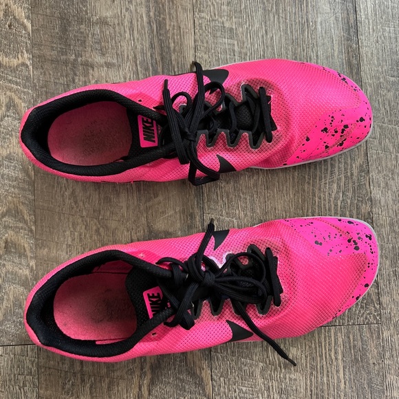 Size 10 - Nike Zoom Rival D 10 Pink Blast Black 2020 - Picture 2 of 5